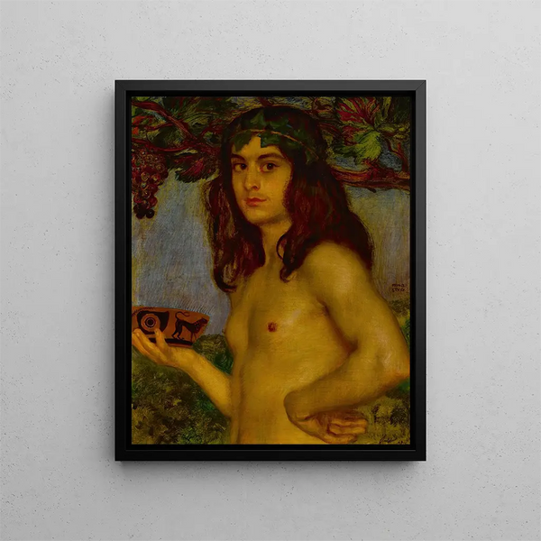 Dionysos - Franz von Stuck — framed artwork on a wall