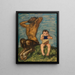 Dissonance - Franz von Stuck — framed artwork on a wall