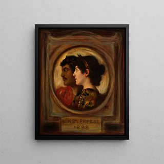 Franz and Mary Stuck - Franz von Stuck — framed artwork on a wall