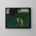 Glühwürmchen - Franz von Stuck — framed artwork on a wall