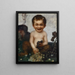 Young Faun - Franz von Stuck — framed artwork on a wall