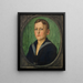 Portrait of a Boy by Heinrich Butzer - Franz von Stuck — framed artwork on a wall