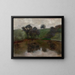 Landscape - Franz von Stuck — framed artwork on a wall