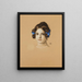 Mary Stuck, the artist's daughter - Franz von Stuck — framed artwork on a wall