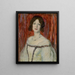 Olga Lindpaintner - Franz von Stuck — framed artwork on a wall