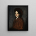 Portrait of Mary Stuck - Franz von Stuck — framed artwork on a wall