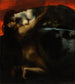 The Kiss of the Sphinx - Franz von Stuck — artwork view