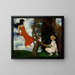 The Swing - Franz von Stuck — framed artwork on a wall