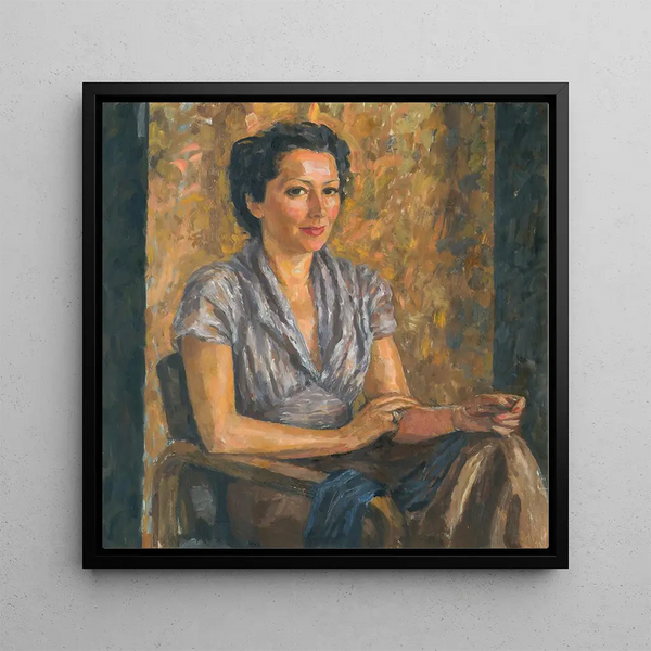 Frauke Lauterbach - Walther Gamerith — framed artwork on a wall