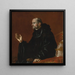 Portrait of a Benedictine monk - Fray Juan Andrés Rizi de Guevara — framed artwork on a wall