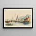Villeneuve, Vaud - Frédéric François d'Andiran — framed artwork on a wall