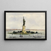 New York - Frédéric Auguste Bartholdi — framed artwork on a wall
