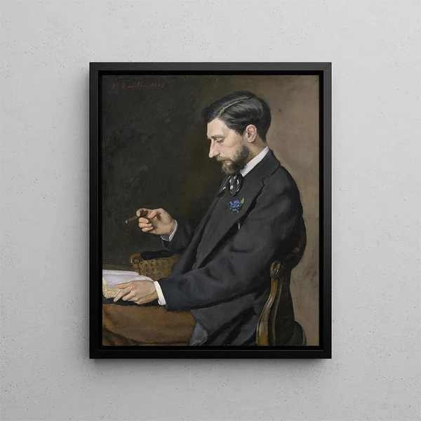 Edmond Maître - Frédéric Bazille — framed artwork on a wall