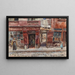 Rue de l'Hôtel-de-Ville in 1899, 4th arrondissement - Frédéric Houbron — framed artwork on a wall