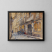 Entrance to the Old Saint-André Cemetery, 13 Suger Street, in 1906, 6th arrondissement - Frédéric Houbron — framed artwork on a wall