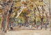 Jardin public Paris en 1899 - Frédéric Houbron — artwork view
