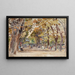 Jardin public Paris en 1899 - Frédéric Houbron — framed artwork on a wall