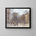 The boulevard des Italiens, morning view - Frédéric Houbron — framed artwork on a wall