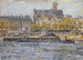 The Quai de l'Hôtel-de-Ville and Saint-Gervais-Saint-Protais Church - Frédéric Houbron — artwork view