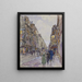 Rue de Bretagne in 1908 3rd arrondissement - Frédéric Houbron — framed artwork on a wall
