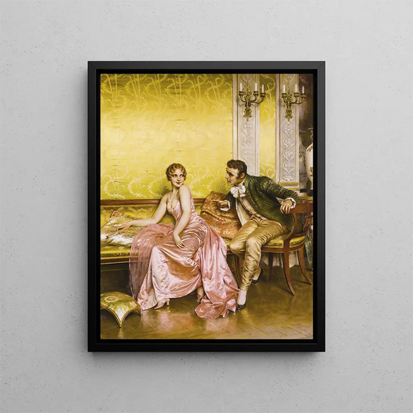 Cour - Frédéric Soulacroix — framed artwork on a wall