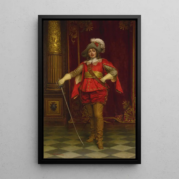 The Cavalier - Frédéric Soulacroix — framed artwork on a wall
