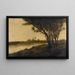Landscape Painting - Frédérick Juncker — framed artwork on a wall