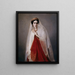 Rachel 1821-1858 painting in the role of Phaedra - Frédérique Émilie Auguste O'Connell — framed artwork on a wall