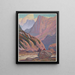 Canyon de l'Arizona sans titre - Fred Grayson Sayre — framed artwork on a wall