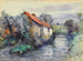 Landscape with a Cottage - Frederic Charles Vipond Ede — artwork view