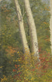 Birches in Autumn - Frederic Edwin Church — artwork view