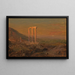 Classical Ruins in Syria - Frederic Edwin Church — framed artwork on a wall