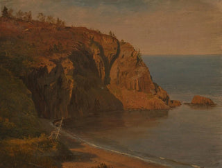 Côte de l'île Grand Manan, Canada - Frederic Edwin Church — artwork view