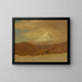 Mont Chimborazo, Ecuador - Frederic Edwin Church — framed artwork on a wall