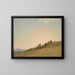 Hill in Hudson, New York - Frederic Edwin Church — framed artwork on a wall