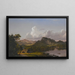 House by the Lake - Frederic Edwin Church — framed artwork on a wall