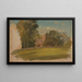 House in Hudson, New York - Frederic Edwin Church — framed artwork on a wall