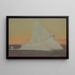Iceberg and Ice Flower - Frederic Edwin Church — framed artwork on a wall