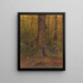in the woods, probably in Maine - Frederic Edwin Church — framed artwork on a wall