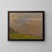 Alpine Italian Mountains - Frederic Edwin Church — framed artwork on a wall