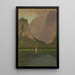 Königssee near Berchtesgaden Bavaria - Frederic Edwin Church — framed artwork on a wall