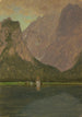 Königssee near Berchtesgaden Bavaria - Frederic Edwin Church — artwork view