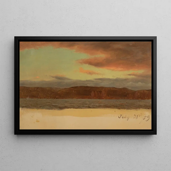 Côte du Labrador ou de Terre-Neuve - Frederic Edwin Church — framed artwork on a wall