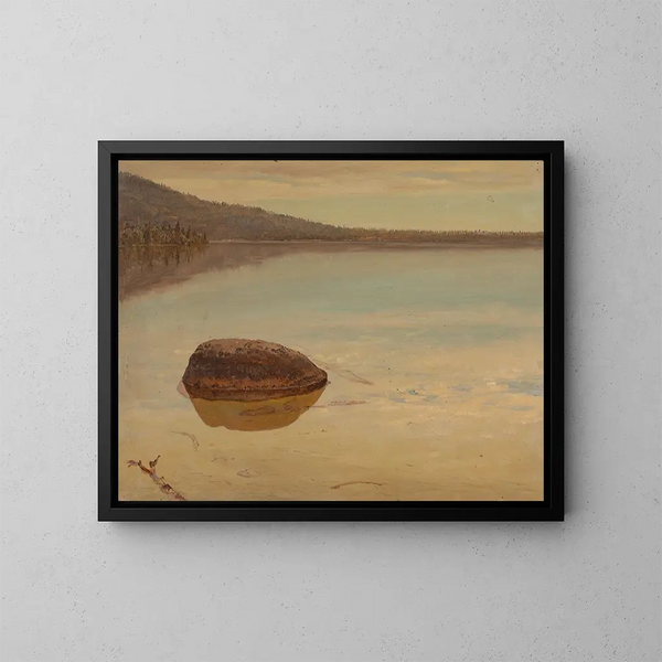 Lac Katahdin - Frederic Edwin Church — framed artwork on a wall