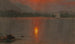 Sunset over Lake Millinocket - Frederic Edwin Church — artwork view