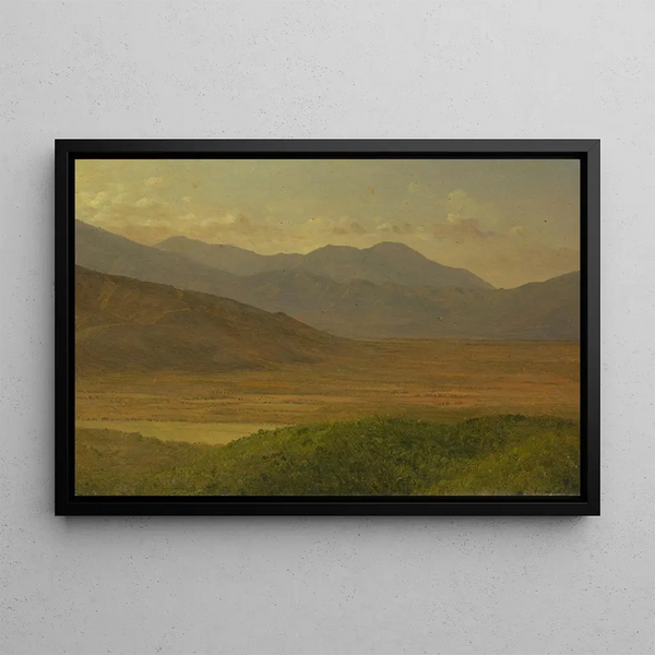 Landscape VII - Frederic Edwin Church — framed artwork on a wall