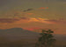Landscape painting at sunset, Hudson NY - Frederic Edwin Church — artwork view