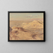 Landscape near Petra - Frederic Edwin Church — framed artwork on a wall