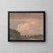 Landscape Painting probably of the Hudson Valley - Frederic Edwin Church — framed artwork on a wall