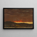 Landscape at Sunset - Frederic Edwin Church — framed artwork on a wall